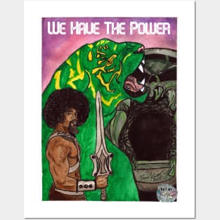 Afro He-Man - We Have the Power Posters and Art